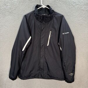 Columbia Jacket Womens Medium Black Omni Heat Omni Tech Outdoors Fall Winter